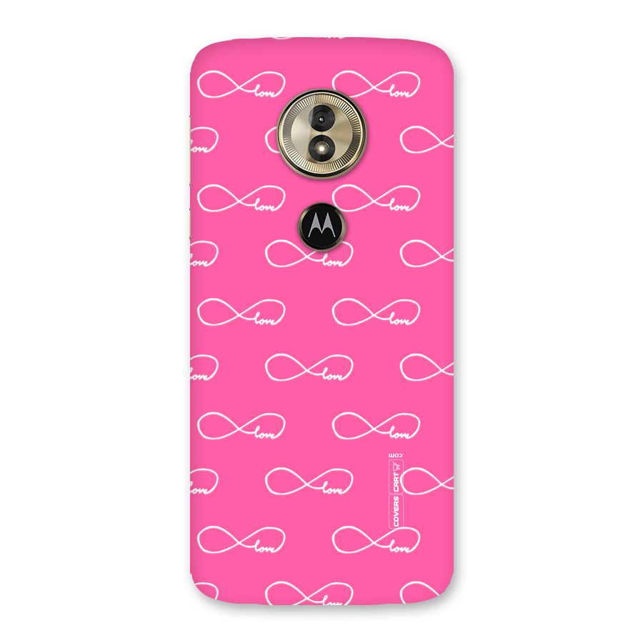 Infinity Love Back Case for Moto G6 Play