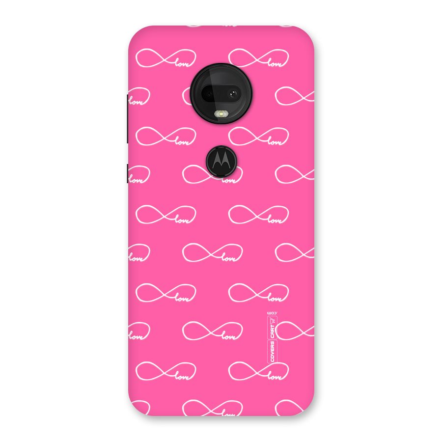Infinity Love Back Case for Moto G7