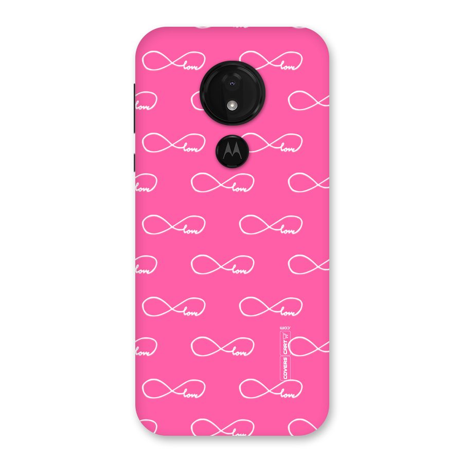 Infinity Love Back Case for Moto G7 Power