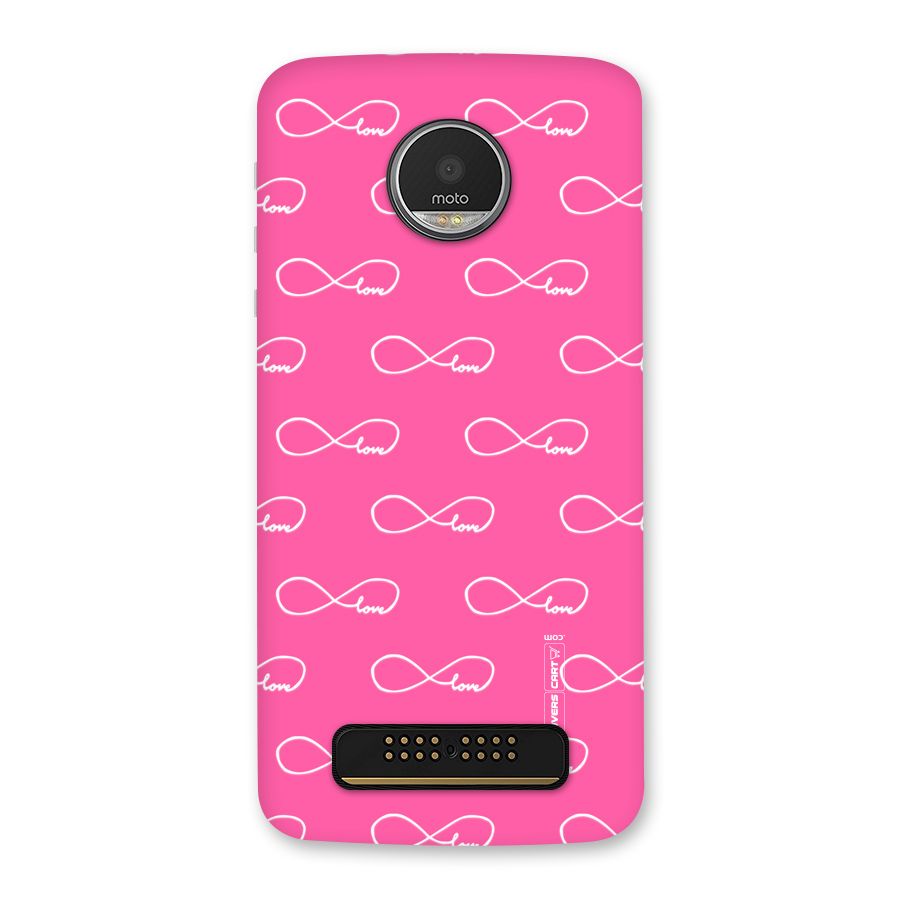 Infinity Love Back Case for Moto Z Play