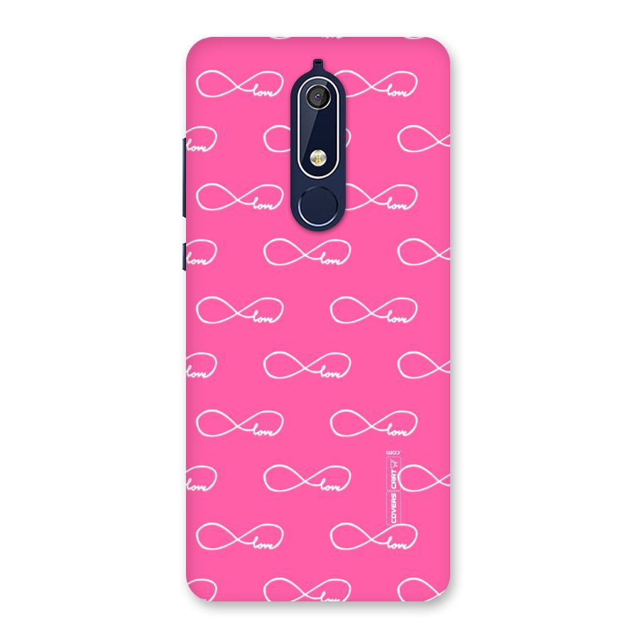 Infinity Love Back Case for Nokia 5.1