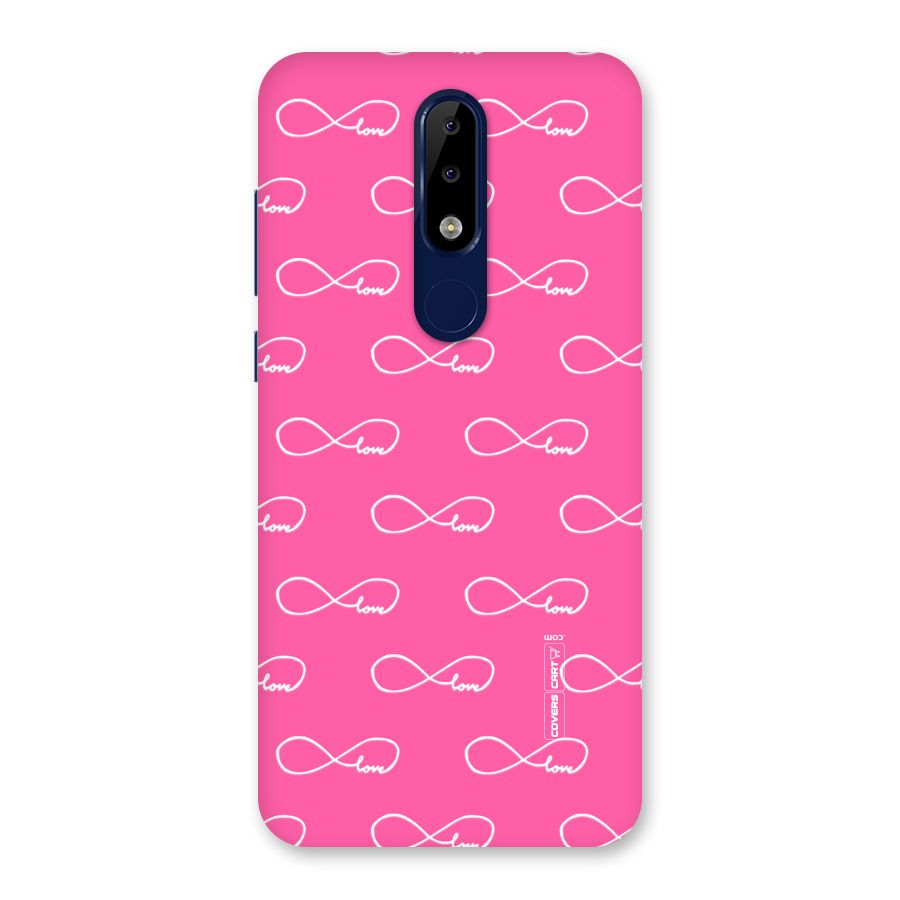 Infinity Love Back Case for Nokia 5.1 Plus