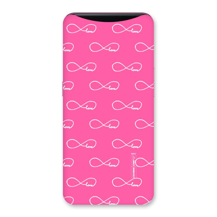Infinity Love Back Case for Oppo Find X