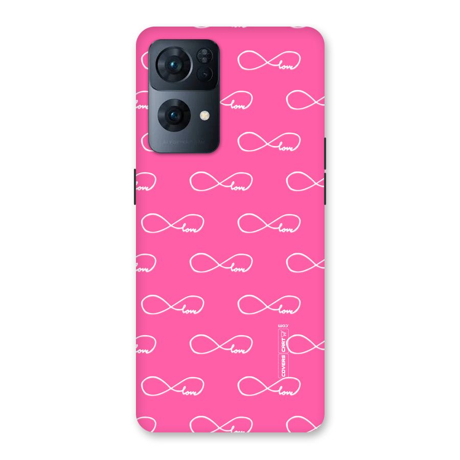 Infinity Love Back Case for Oppo Reno7 Pro 5G