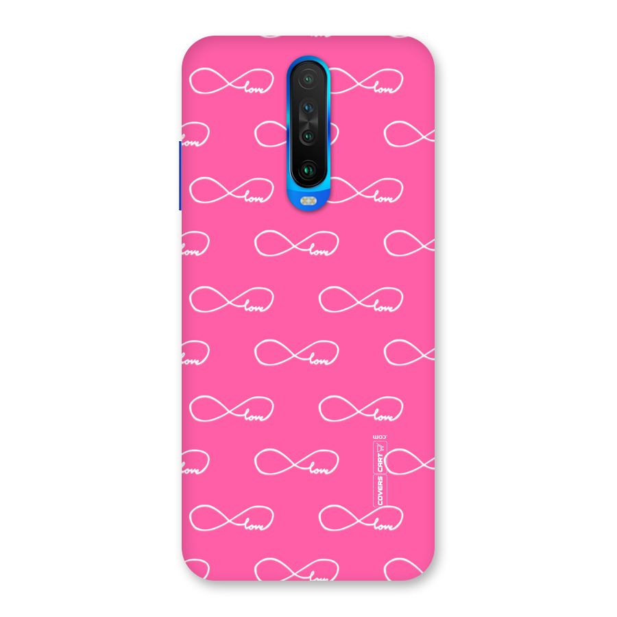 Infinity Love Back Case for Poco X2