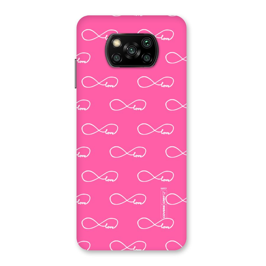 Infinity Love Back Case for Poco X3