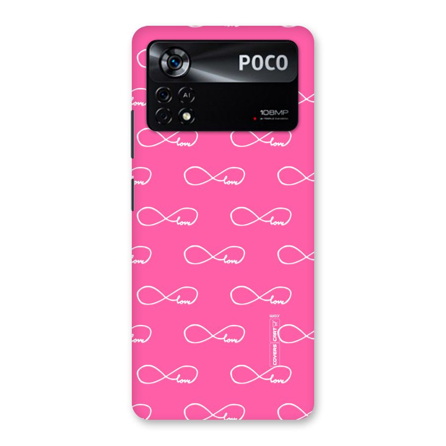 Infinity Love Back Case for Poco X4 Pro 5G