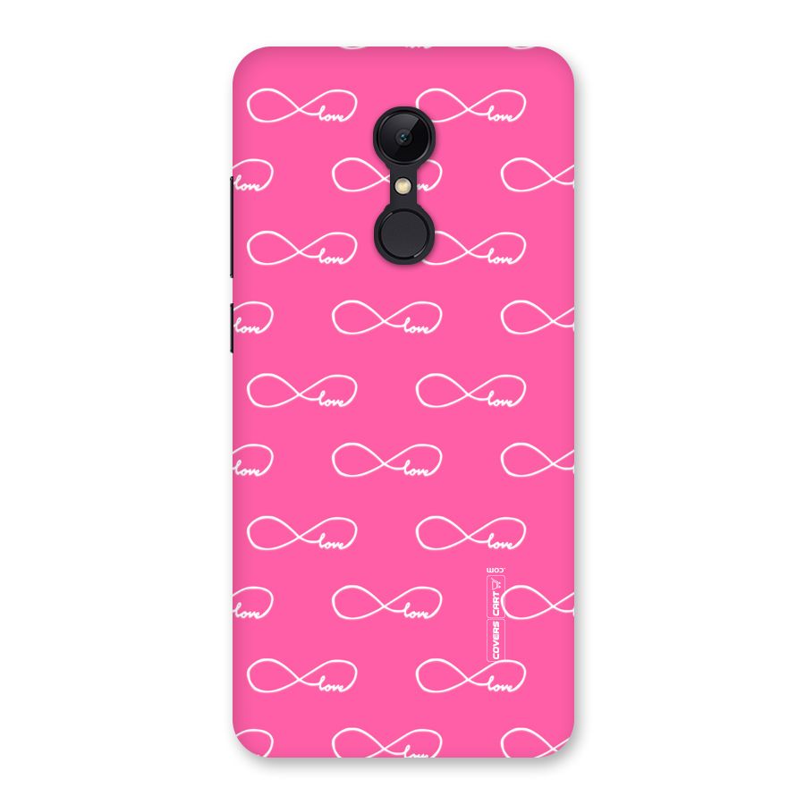 Infinity Love Back Case for Redmi 5
