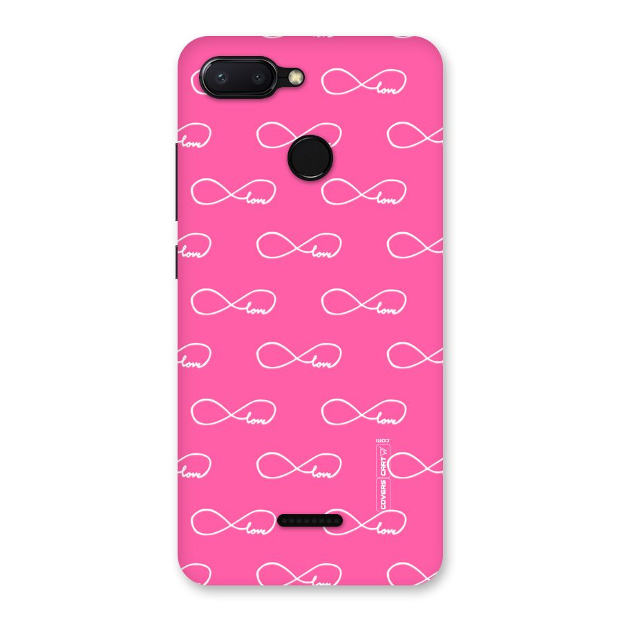 Infinity Love Back Case for Redmi 6