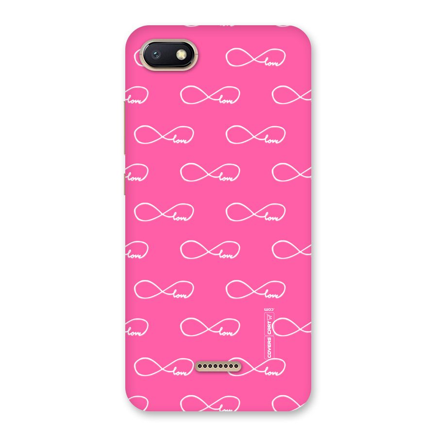 Infinity Love Back Case for Redmi 6A