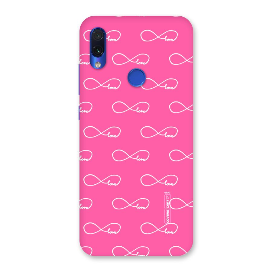 Infinity Love Back Case for Redmi Note 7
