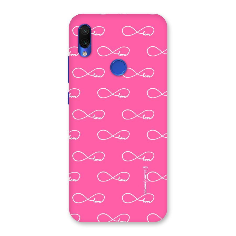 Infinity Love Back Case for Redmi Note 7S