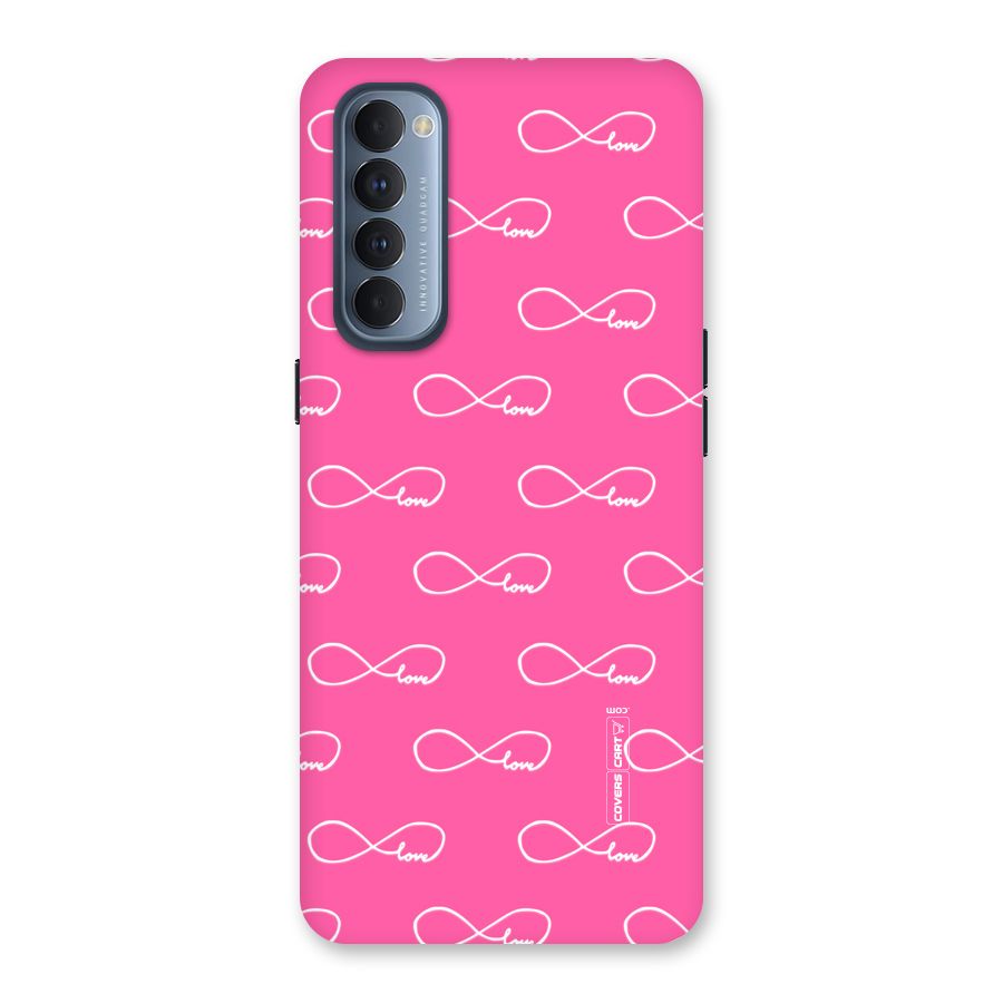 Infinity Love Back Case for Reno4 Pro