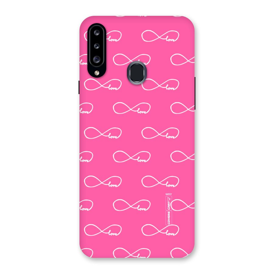 Infinity Love Back Case for Samsung Galaxy A20s