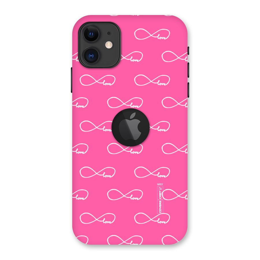 Infinity Love Back Case for iPhone 11 Logo Cut