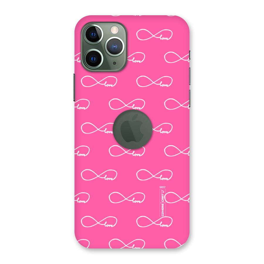 Infinity Love Back Case for iPhone 11 Pro Logo  Cut