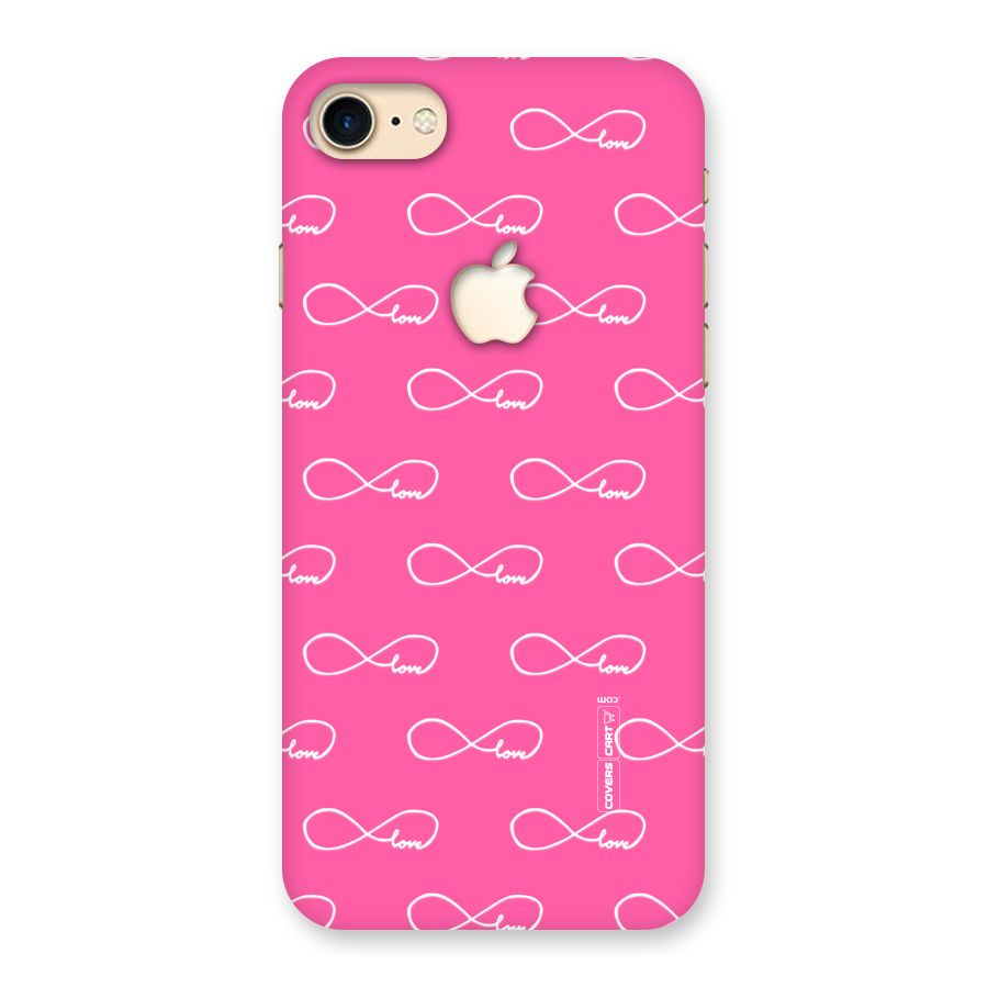 Infinity Love Back Case for iPhone 7 Apple Cut