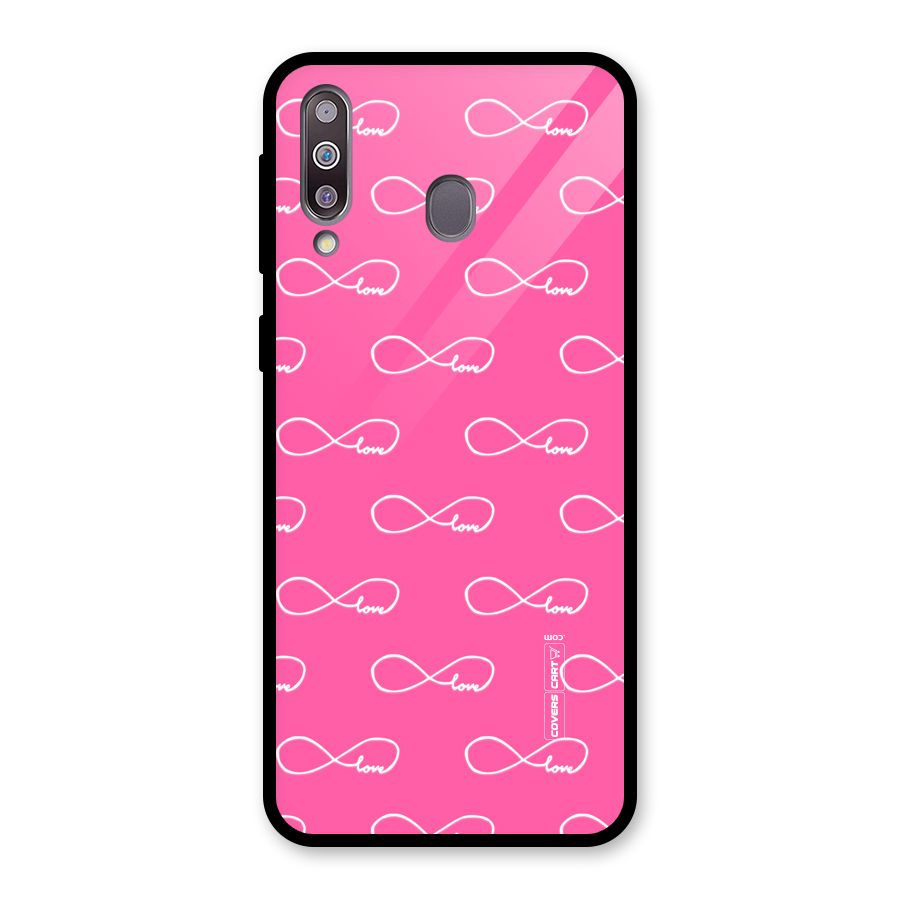 Infinity Love Glass Back Case for Galaxy M30