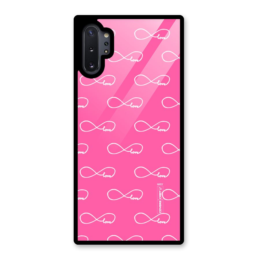 Infinity Love Glass Back Case for Galaxy Note 10 Plus