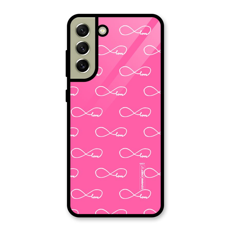 Infinity Love Glass Back Case for Galaxy S21 FE 5G