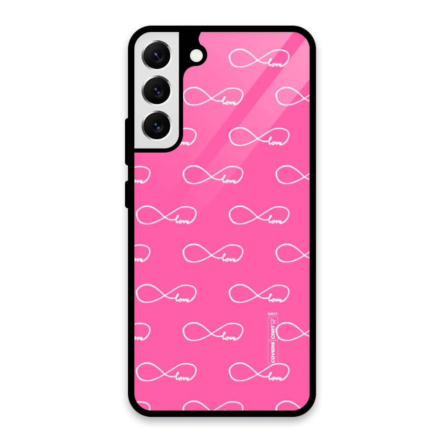 Infinity Love Glass Back Case for Galaxy S22 Plus 5G