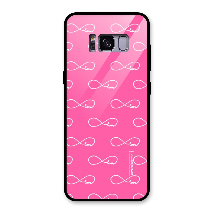 Infinity Love Glass Back Case for Galaxy S8