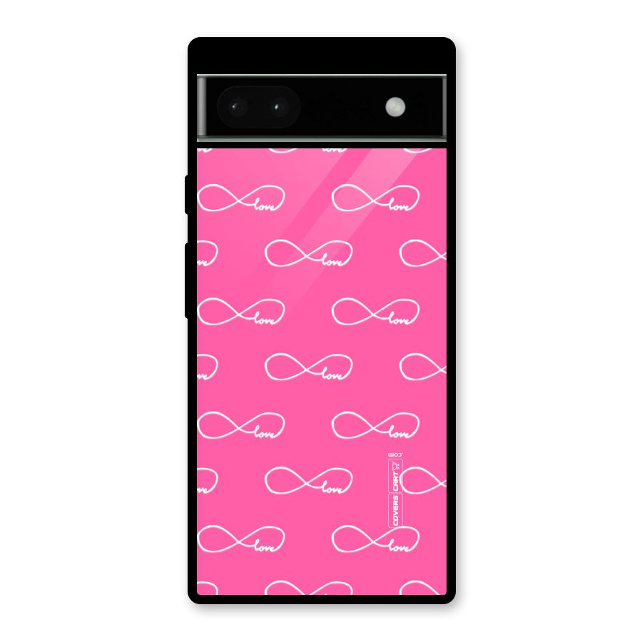 Infinity Love Glass Back Case for Google Pixel 6a