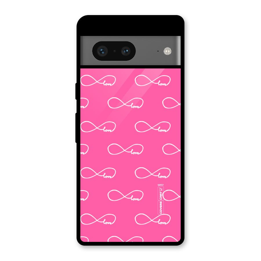 Infinity Love Glass Back Case for Google Pixel 7