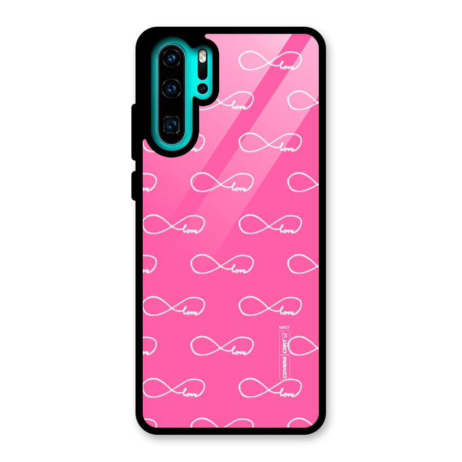 Infinity Love Glass Back Case for Huawei P30 Pro