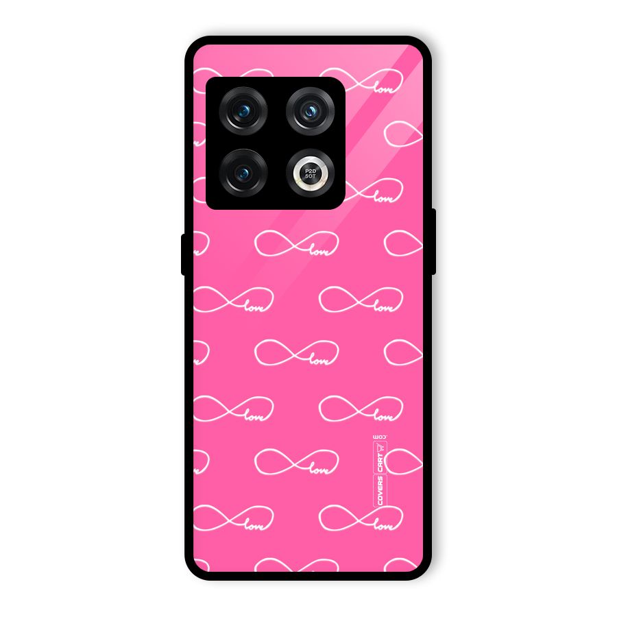 Infinity Love Glass Back Case for OnePlus 10 Pro 5G