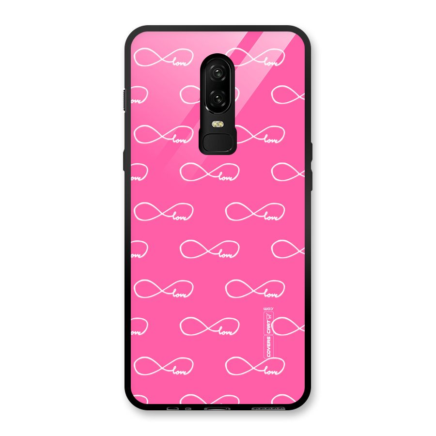 Infinity Love Glass Back Case for OnePlus 6