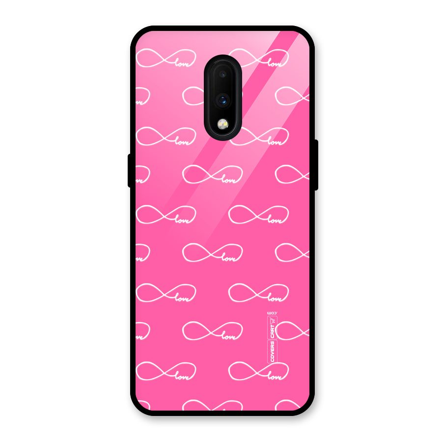 Infinity Love Glass Back Case for OnePlus 7