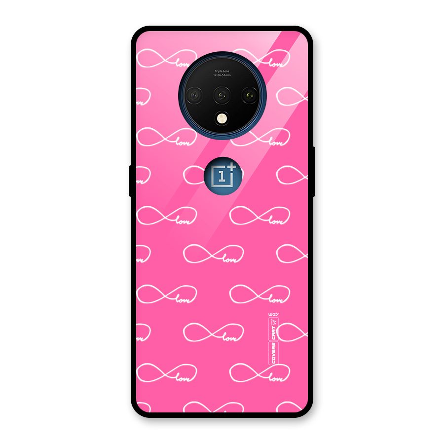 Infinity Love Glass Back Case for OnePlus 7T