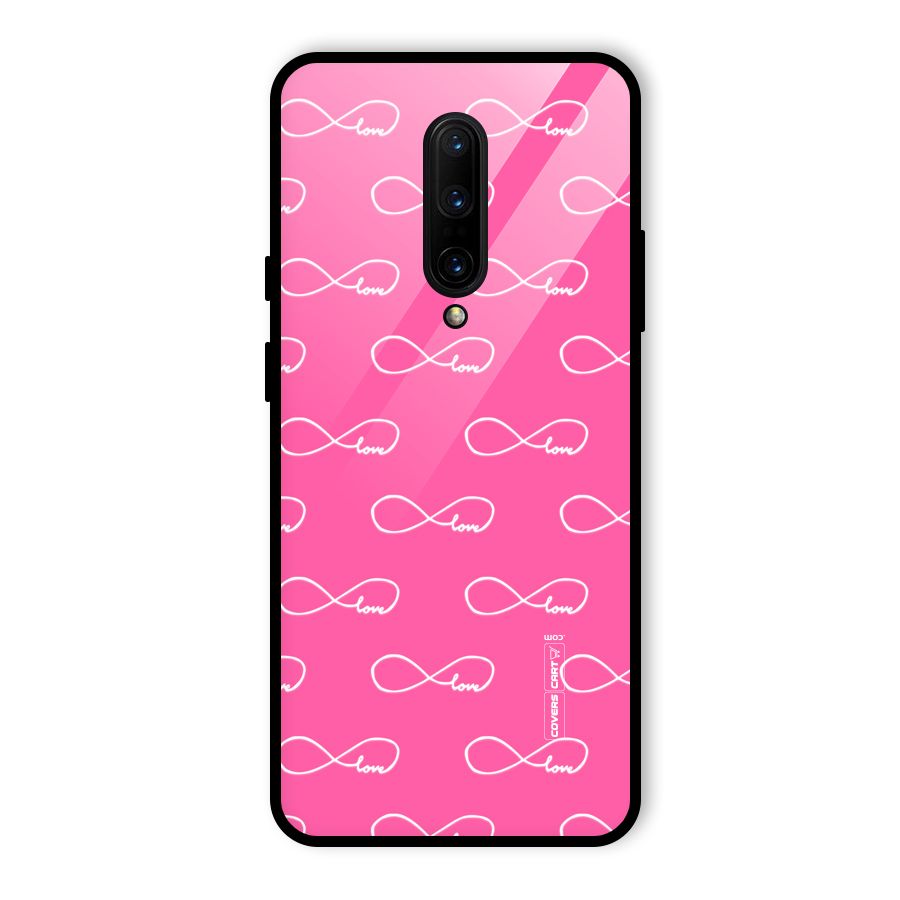 Infinity Love Glass Back Case for OnePlus 7 Pro