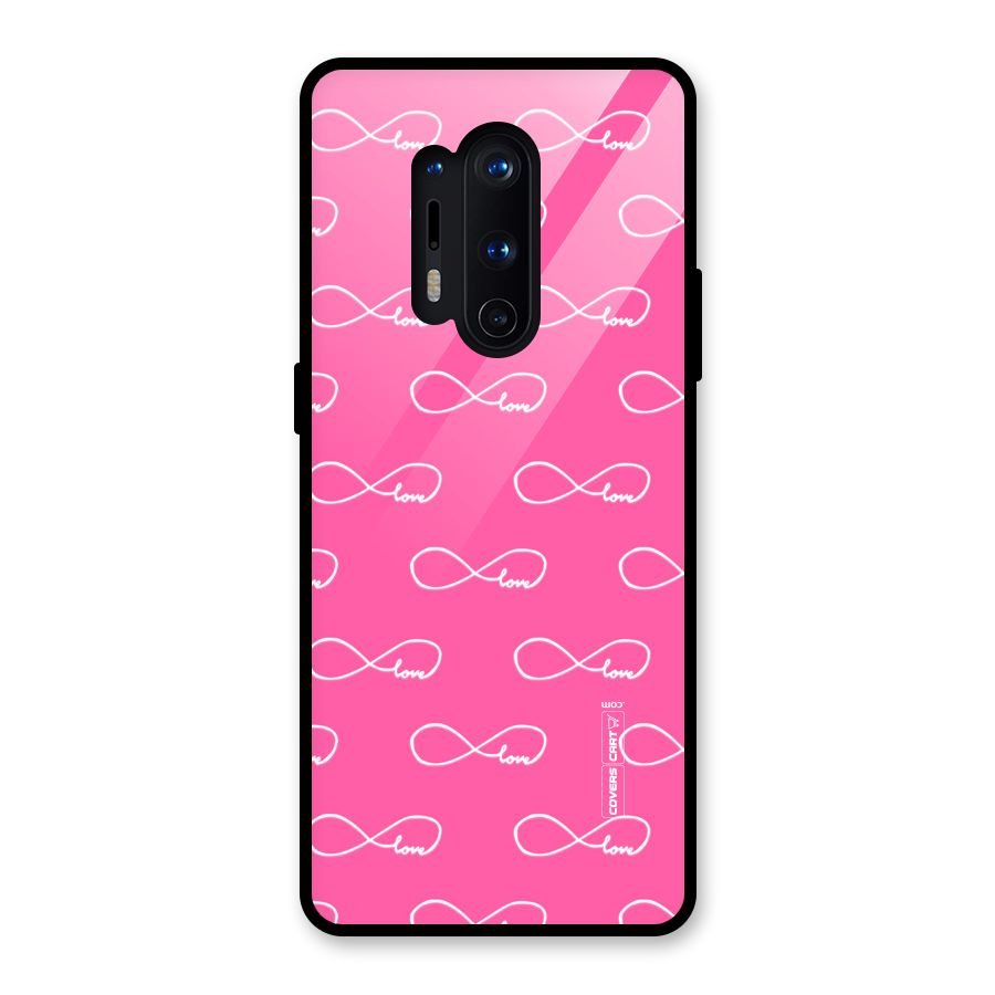 Infinity Love Glass Back Case for OnePlus 8 Pro