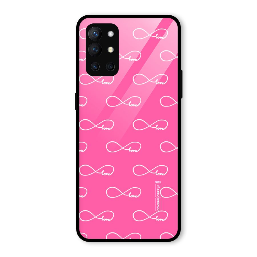 Infinity Love Glass Back Case for OnePlus 9R