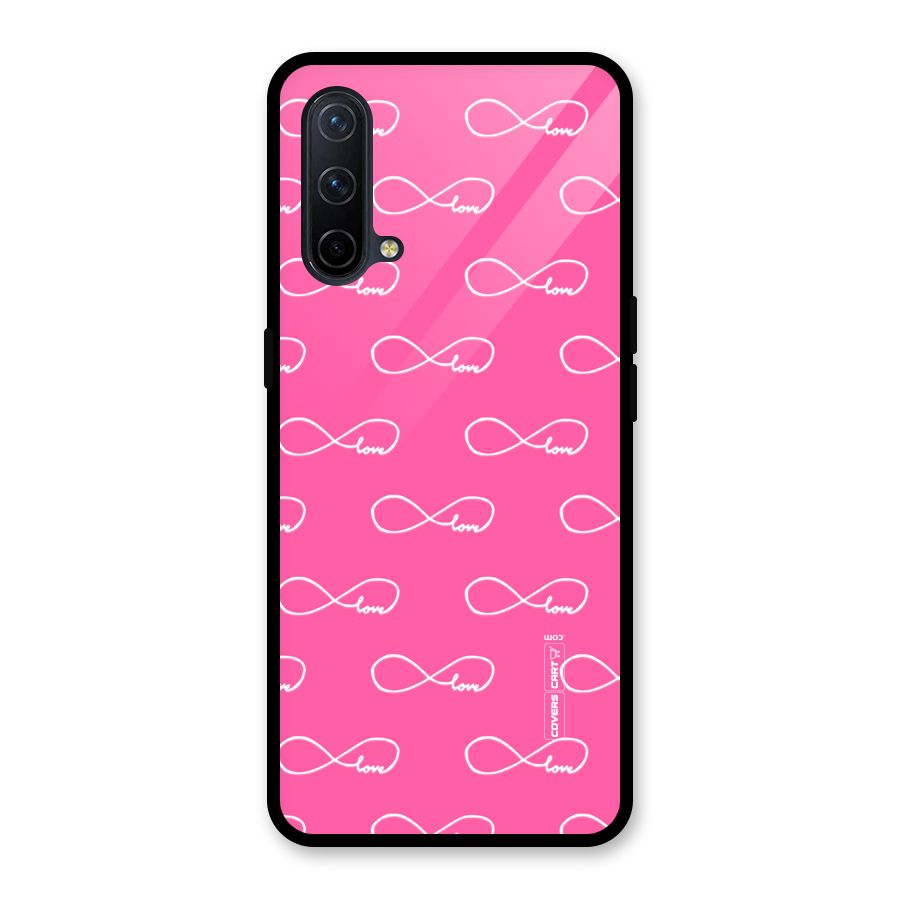 Infinity Love Glass Back Case for OnePlus Nord CE 5G