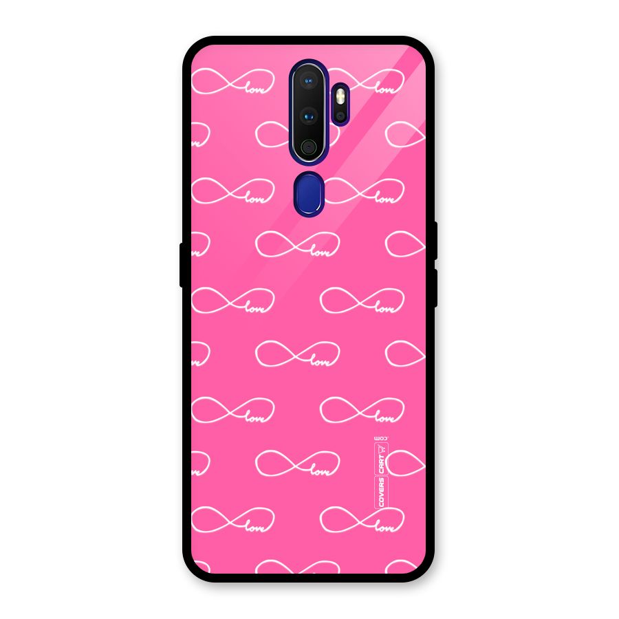 Infinity Love Glass Back Case for Oppo A9 (2020)