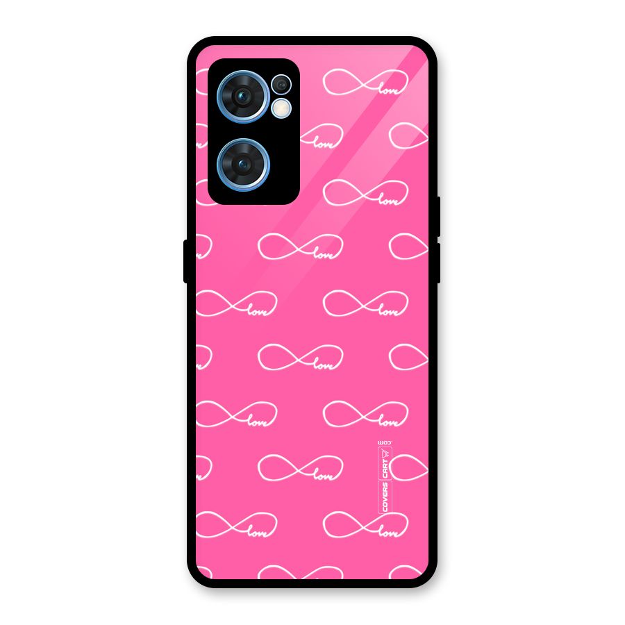 Infinity Love Glass Back Case for Oppo Reno7 5G