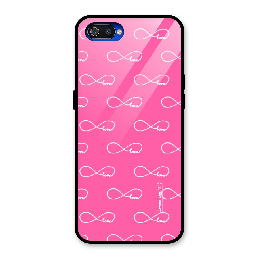 Infinity Love Glass Back Case for Realme C2