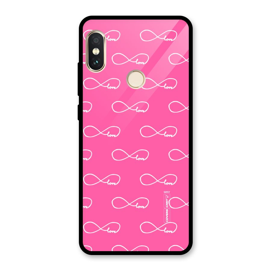 Infinity Love Glass Back Case for Redmi Note 5 Pro