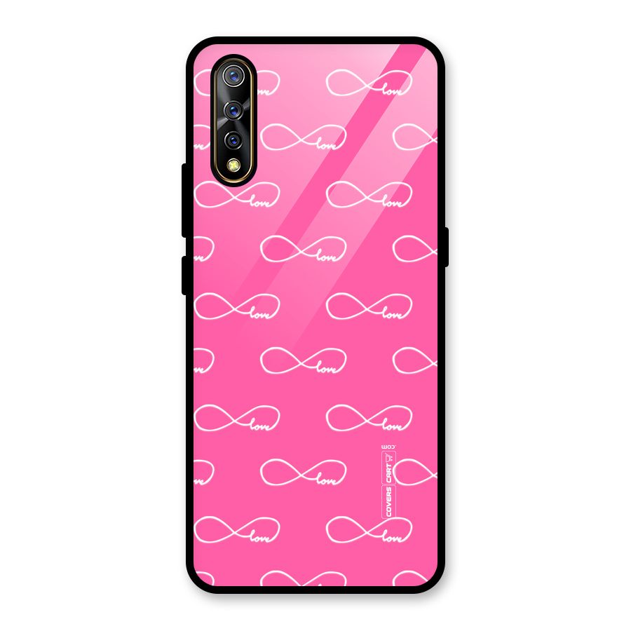 Infinity Love Glass Back Case for Vivo S1