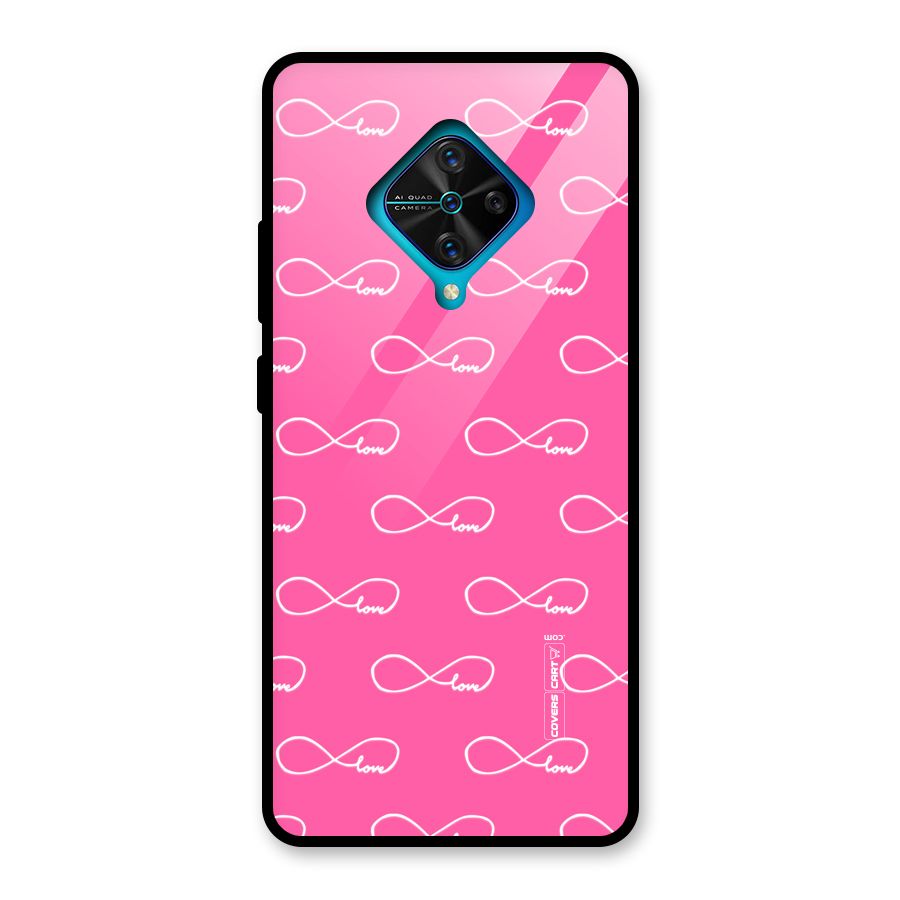 Infinity Love Glass Back Case for Vivo S1 Pro