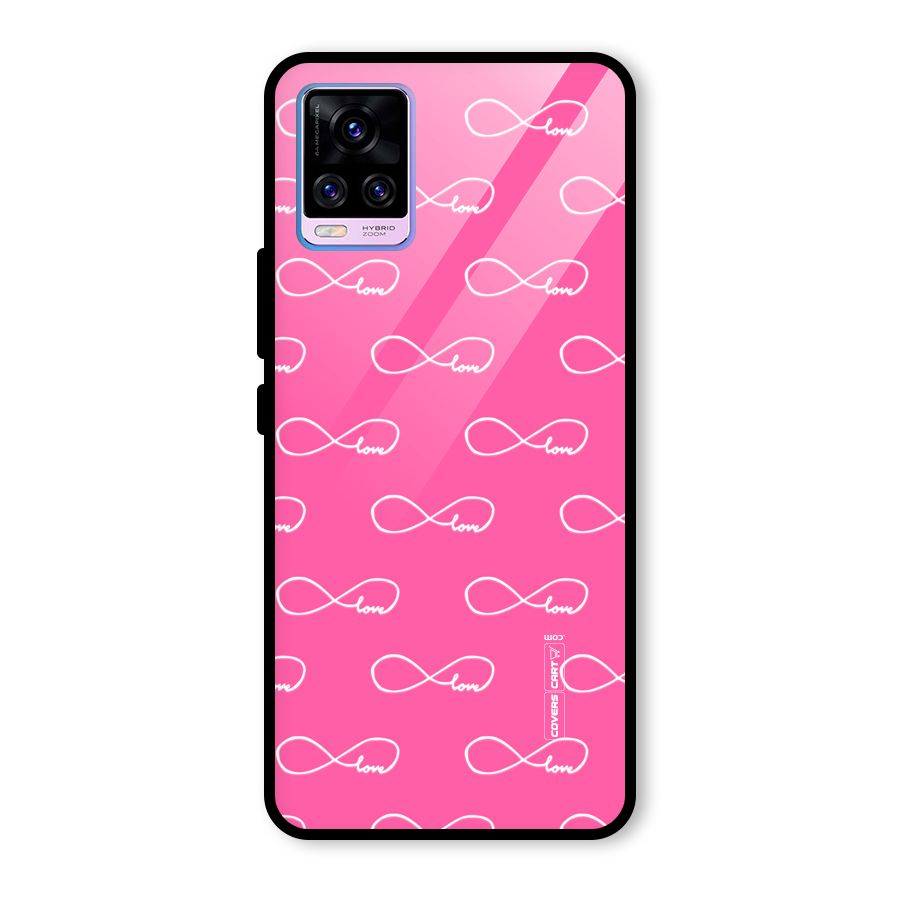Infinity Love Glass Back Case for Vivo V20 Pro