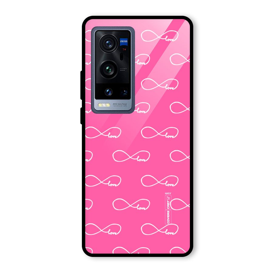 Infinity Love Glass Back Case for Vivo X60 Pro Plus