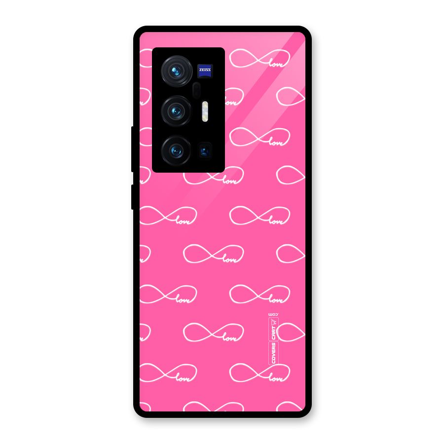 Infinity Love Glass Back Case for Vivo X70 Pro Plus