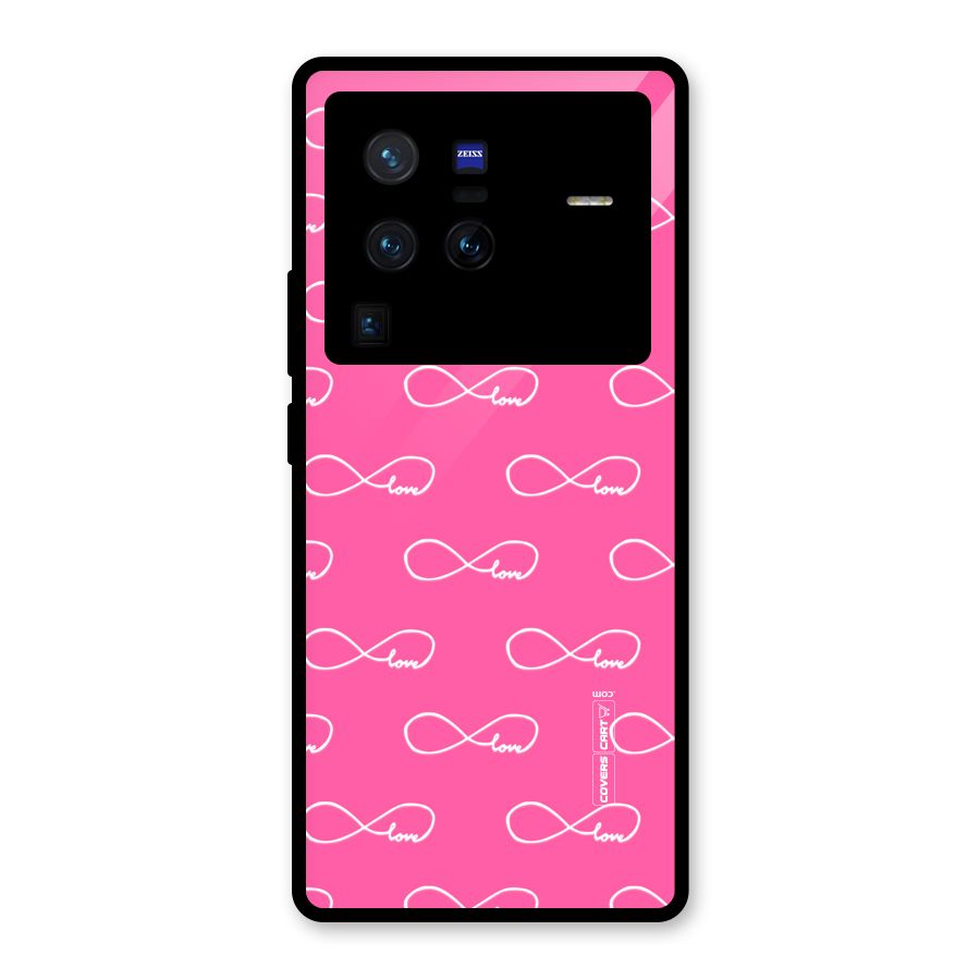 Infinity Love Glass Back Case for Vivo X80 Pro