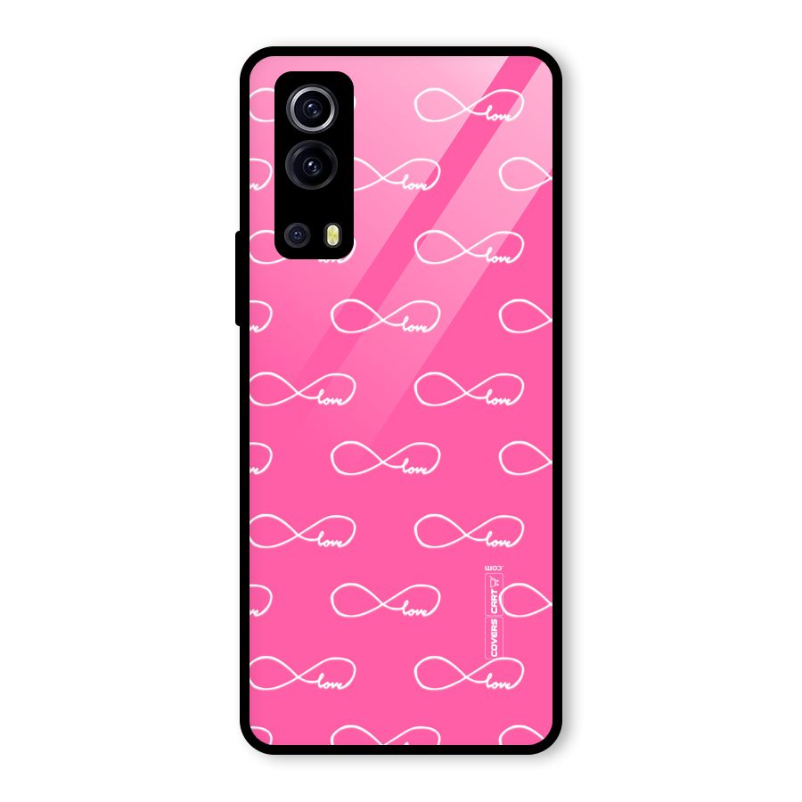 Infinity Love Glass Back Case for Vivo iQOO Z3