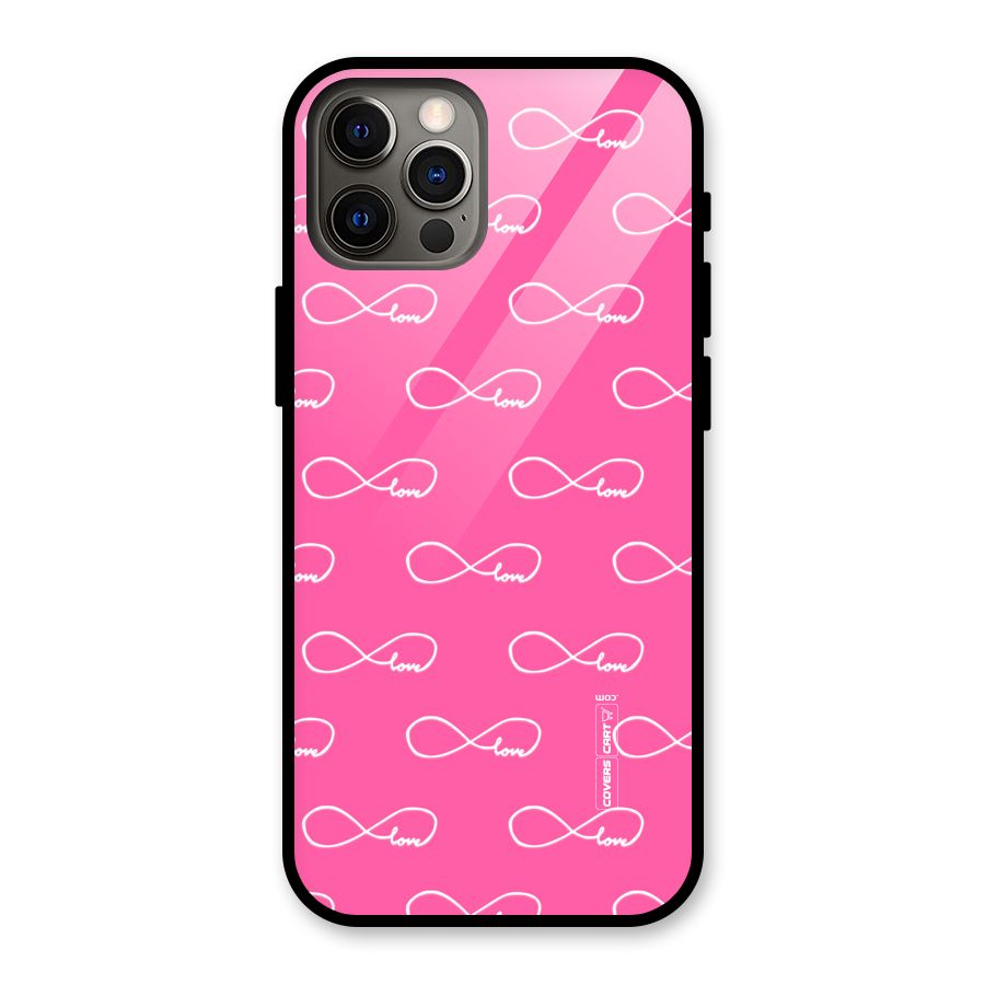 Infinity Love Glass Back Case for iPhone 12 Pro