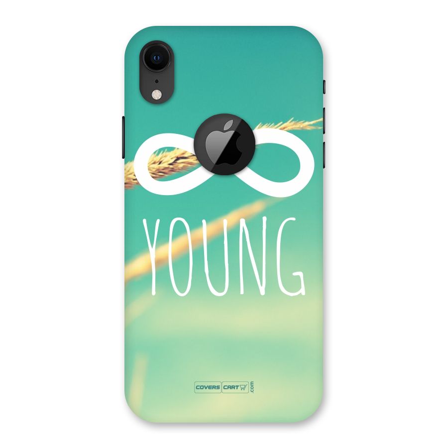 Infinity Young Back Case for iPhone XR Logo Cut